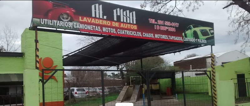 Frente del Lavadero de autos Al Piso